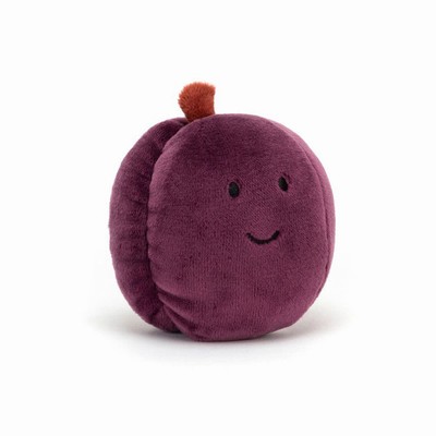 Jellycat Fabulous Fruit Plum USA | 45916IKFP